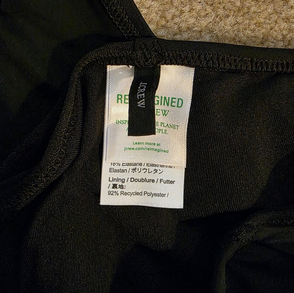 J Crew Ruched One-Shoulder One-Piece - Picture 4 of 6